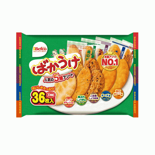 ばかうけアソート３６枚
